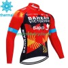 Maillot Cyclisme Hiver Thermal Fleece Bahrain Victorious 2023